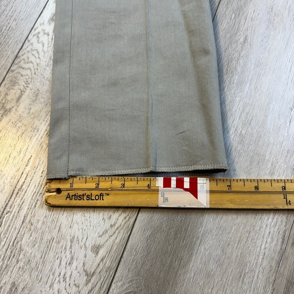 PT01 Pantaloni Torino Pants Mens Size 50 Gray Unfinished Hem Unhemmed Men 34x36 - Picture 7 of 13